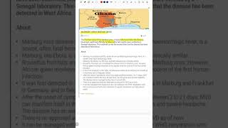 #marburg virus #upscenglish   #shorts #Currentaffairs #Currentaffairshorts  #upsc