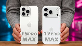 iPhone 15 Pro Max vs iPhone 17 Pro Max | Ultimate Flagship Showdown 2025