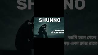 Shunno(শূণ্য)| lyrical video | Tanveer Evan.#tanveerevan #shunno #sadsong #newsong
