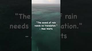 Rain #soundofrain