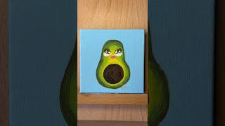 spa~cado 🥑 (spa and avocado) *chefs kiss* ✨ I make art too :) #art #artist #acrylicpainting