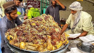 EXTREME PAKISTANI STREET FOOD - ULTIMATE PAKISTANI GOLDEN PULAO RECIPE | ZAIQA CHAWAL RECIPE