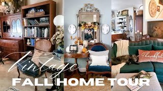 Cozy Fall Home Tour | How To Create A Cozy Vintage Styled Home With Thrifted Finds | See NEW Antique