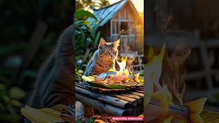DAY-31 OF A CAT COOKER👨‍🍳😸 #cat #ai #shortsfeed #viralvideo #ytshorts