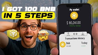How To Get Free 100 BNB  with Instant Withdrawal: In Just 5 Simple Steps!