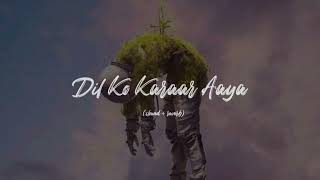 Dil Ko Karaar Aaya (𝐬𝐥𝐨𝐰𝐞𝐝 + 𝐫𝐞𝐯𝐞𝐫𝐛)🍂
