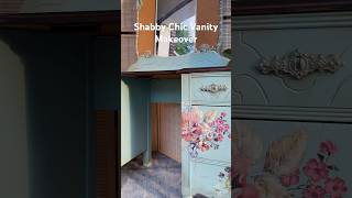 Shabby chic vanity makeover. Get your Paint Couture products here. https://bit.ly/3O3bsJc