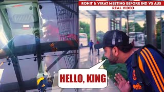 Virat & Rohit Meeting Before Team India Leave For Australia Series | Team India Airport Video Today