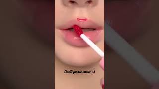 korean lipstick tutorial..🎀❤️||@aesthetic_crystal14 #aestheic #koreanlipstick #koreanaesthetic 💫