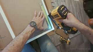 IKEA SEKTION wall cabinet 15x30". Unboxing and assembly. 