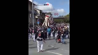 2023/04/16 檜尾だんじり祭転倒