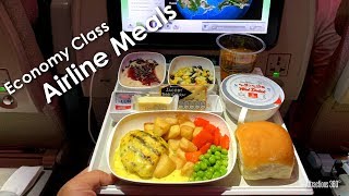 [HD] Economy Meals on Big Airlines (Emirates , Delta, United, Air Canada & More)