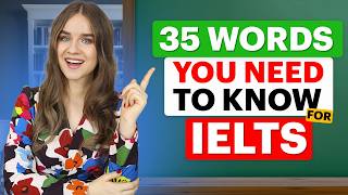 IELTS BAND 9.0 VOCABULARY | 35 words YOU NEED TO KNOW to pass the IELTS exam