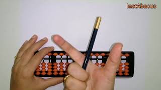 Set on Abacus and write single digit numbers one digit at a time|abacus for kids|InstAbacus