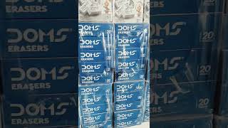 Dom's erasers wholesaler trading manufacture #stationerywholesalemarketindelhi