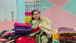 প্রচুর New Saree নিয়ে Live ❤️ Whatsapp Booking 90625 11439 💖 Dhamaka live,Handwork Special