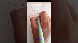 Only for Genius #mathspuzzle #viralpuzzle #puzzle #ytshorts #shortsfeed #youtubeshorts #viralshort