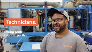 Technicians at Aggreko in North America