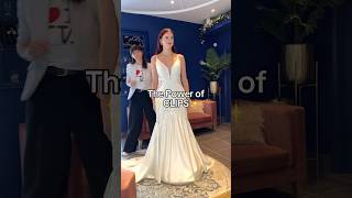 Wedding Dress Shopping for the First Time #shorts #weddingdress #weddingdressinspo