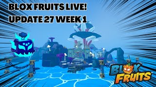 Blox Fruits LIVE! UPDATE 27 WEEK 1 RELEASE! LIGHTNING REWORK! TRADING