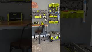 New workshop space! Will Bobby regret sharing his space?! #workshop #workshopideas #diy