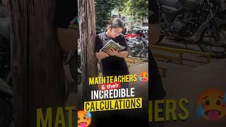 Math Teacher With Their Incredible Calculations🤔 #maths #funnyshorts #shorts #magnetbrains