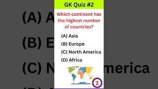 ✅ GK Questions and Answers in English | GK Quiz in English📚 | GK #2 #gkquiz #shorts #youtubeshorts