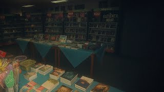 you wake up at the scholastic book fair, but something's not right.