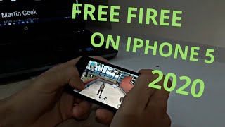 Playing free fire on iphone 5 (2020 game performance)