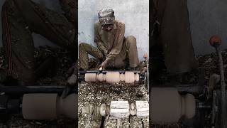 Making Wooden Leg #factoryprocess #woodworking #woodwork #woodart