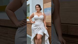 Elegant White Dress Gifted from Dubai | Fashion Look Reveal#FashionReel #OOTD #DubaiDress