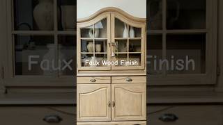 Coastal Farmhouse Faux Wood Finish #rusticfarmhouse #coastalfarmhouse