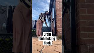 #diyhacks #drainunblocking #drainage #budgetfriendly #womenwhodiy #blockeddrains #diy