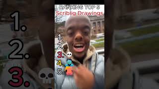 Ranking Top 5 Scribbling Drawings 😂