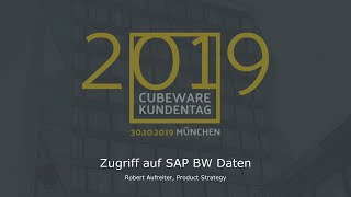 Cubeware Webinar: Cubeware SAP & BW