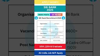 SBI Bank New Vacancy 2025 | SBI Bank Recruitment 2025 | Govt Jobs Feb 2025 | Banking Vacancy New