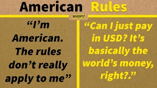 アメリカ人がアメリカ国外に居る瞬間にすること