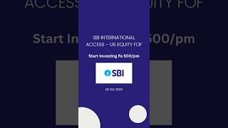 SBI International Access US Equity FoF #mutualfundsahihai #mutualfunds #sbi #equity #international
