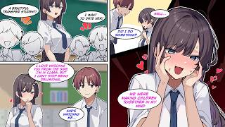 [Manga Dub] A beautiful transfer student who captivated every boy in the class sat next to me