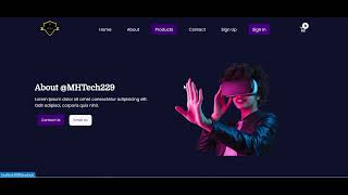 Headset website with React JS  (frontend only)