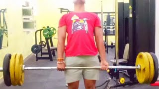 Barbell Deatdlift exercise || Back workout motivational video never before seen