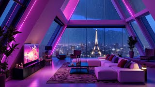 Night Paris Lofi 🌂 Chill Music Lofi Rain Hip Hop Beats | Live Stream by Retro-Rhythm