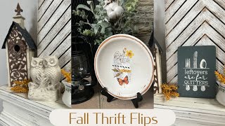Fall Thrift Flips ||  Fall Decor ||  Thrifted Makeovers