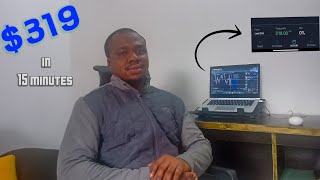 Making $319 In 15mins | Live Trading GBPUSD