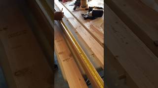 Workbench glue-up. #diyworkbench#woodworking#womenwhodiy