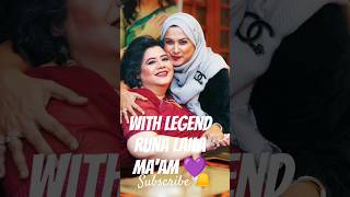 With living legend,My idol Runa Laila Ma'am❤️ #TanjinaRuma#BangladeshiSinger#runa_laila#love#Tanjina