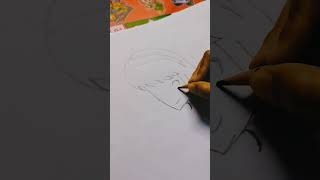 Anime girl drawing 🥰 #youtubeshorts  #shorts #viral #trending #anime #drawing