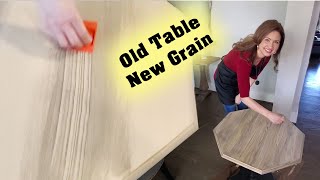 How To Grain Beyond Faux Wood Furniture Like a Pro Tutorial with Retique It. French Oak Furniture.