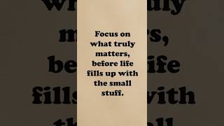 Life Priorities  🪨 Fill Your Jar with the Big Rocks First #motivationalquotes #learnenglish