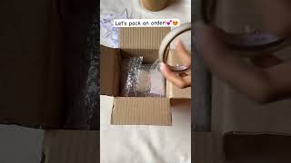 Packing an order!💕😍 #soap #smallbusiness #soapshop #organic